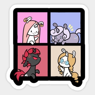 The Unicorn Bunch Sticker